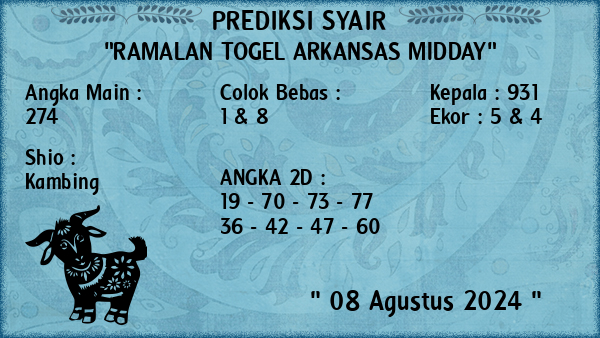 Prediksi Arkansas Midday