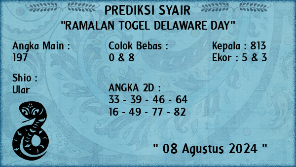 Prediksi Delaware Day