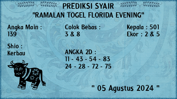 Prediksi Florida Evening