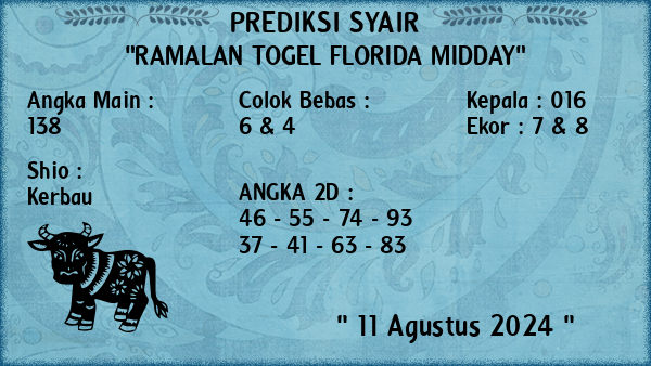 Prediksi Florida Midday