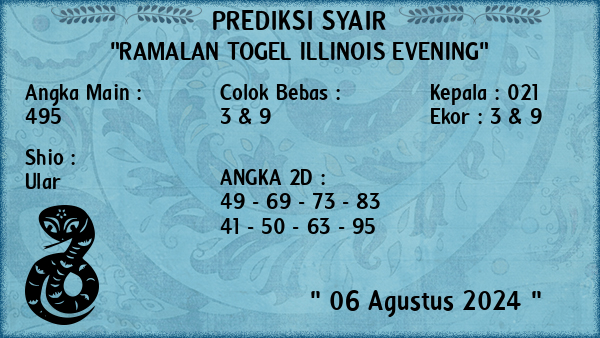 Prediksi Illinois Evening