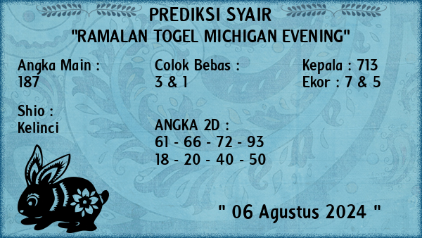 Prediksi Michigan Evening