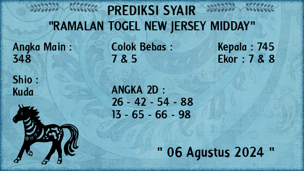 Prediksi New Jersey Midday