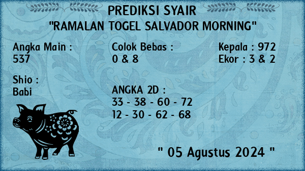 Prediksi Salvador Morning