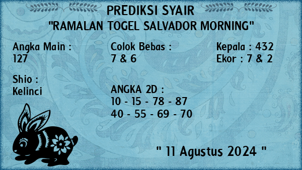 Prediksi Salvador Morning