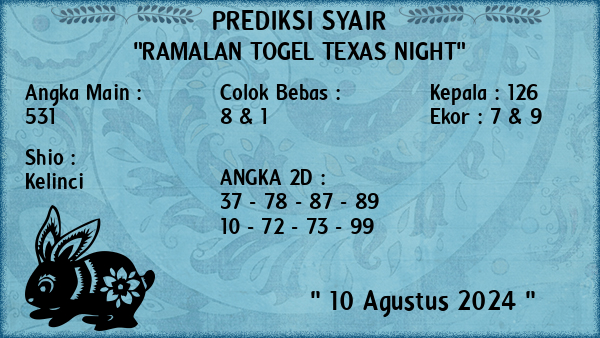 Prediksi Texas Night