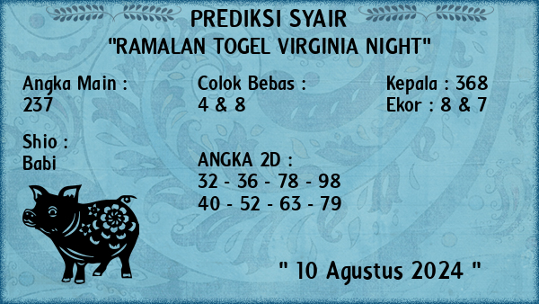 Prediksi Virginia Night